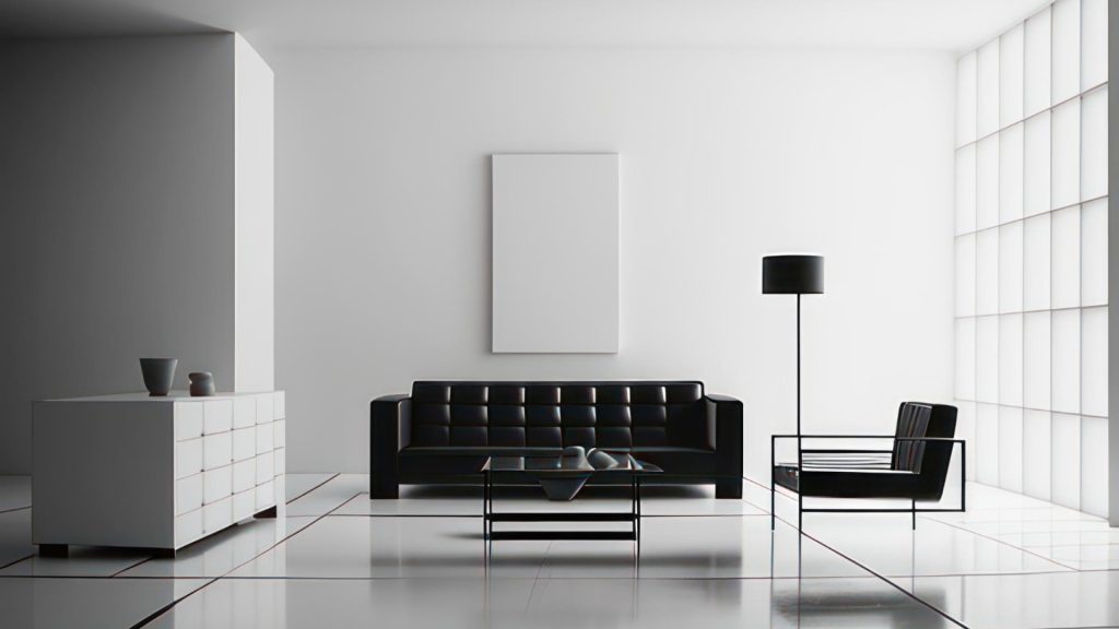 Comment créer un salon noir et blanc élégant ?